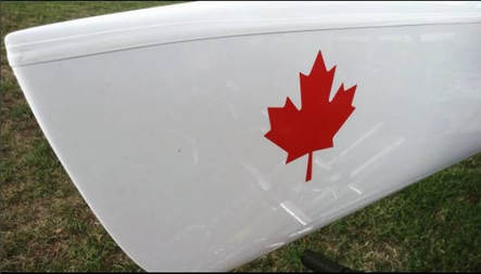 Maple Leaf on Canoe